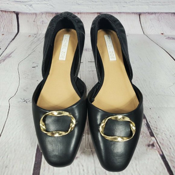 Rachel Zoe Women's Size 8.5 Black Elleanor Ballet - Picture 5 of 7